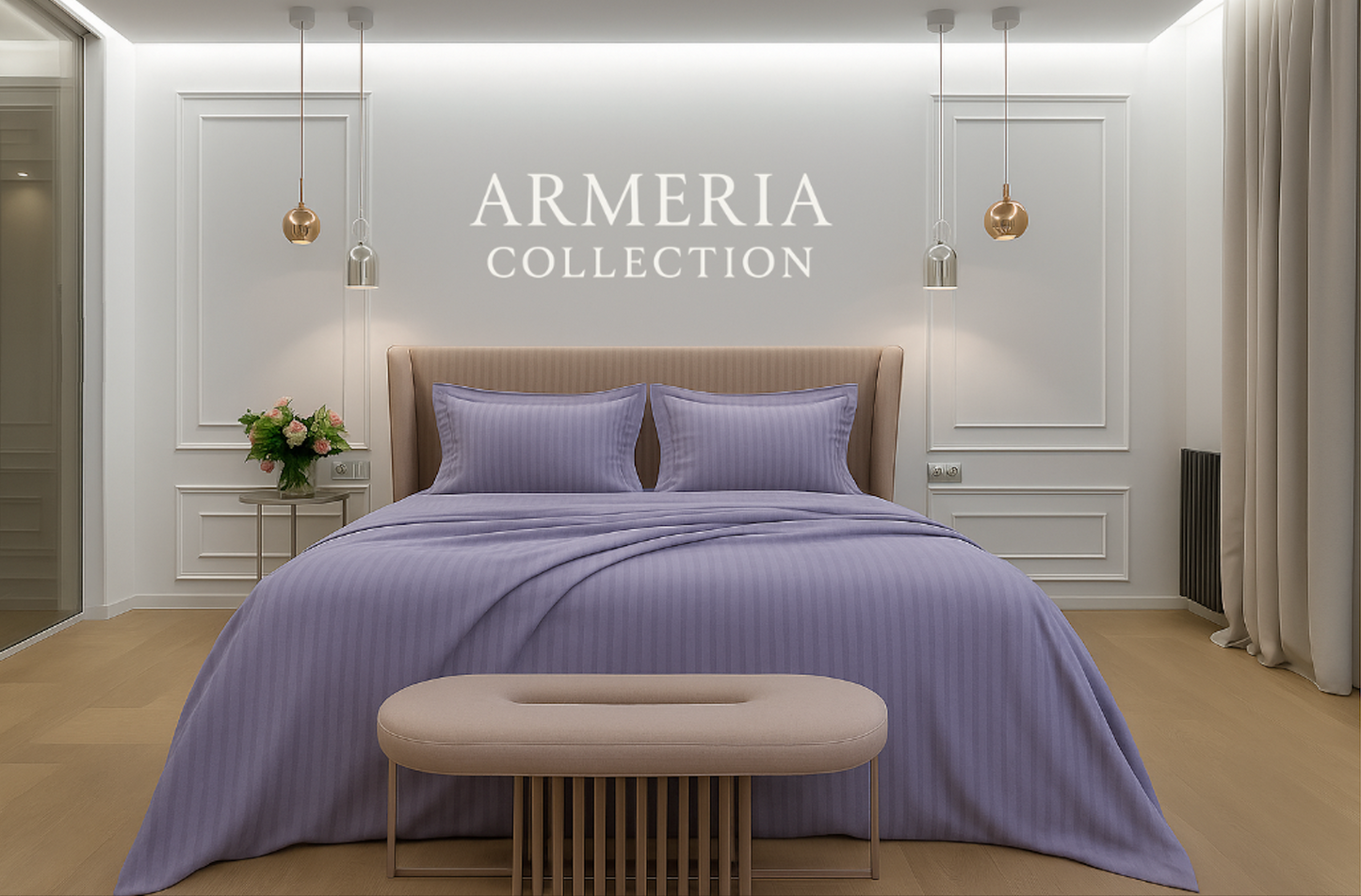 Lines Purple Damson